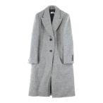 ショッピングcoach COACH コーチ ヘリンボーン ウール チェスター コート グレー レディース