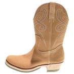 クリンチ ×TATTOO STUDIO タトゥー スタジオ ヤマダ カウボーイ カトラス ウエスタンロングブーツ ブラウン