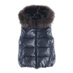 ショッピングデュベティカ デュベティカ ADHARA アダーラ ラクーンファーデザイン ダブルポケット フーデッド ジップアップ ダウンジャケット ブラック MFG-1035R