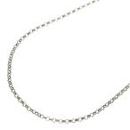 ショッピングHEARTS CHROME HEARTS クロムハーツ NECKCHAIN R20 ロールチェーンネックレス 20inch シルバー BCA084