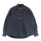 ショッピングブラックボックス SUPREME シュプリーム 25SS Small Box Denim Shirt スモールボックスロゴ 長袖デニムシャツ ブラック