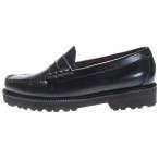 ショッピングバス ジーエイチバスウィージャンズ WEEJUN LUG LARSON PENNY ウィージャン ラグ ラーソン レザーペニーローファー スリッポン ブラック BA11510