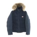 DANTON ダントン ファーフーデッド ジップアップダウンジャケット ネイビー 20A-FA-001