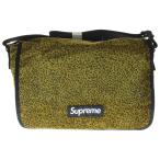 SUPREME シュプリーム 25AW Velvet small Messenger Bag べルベット レオパード柄 スモール メッセンジャーバッグ イエロー