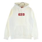 SUPREME シュプリーム 16AW Box Logo Hooded Sweatshirt ボックスロゴ プルオーバースウェットパーカー フーディー ホワイト
