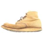 RED WING レッド ウイング 90S IRISH SETTER アイリッシュセッター 半円犬タグ USA製 スエード レースアップ ワークブーツ ベージュ