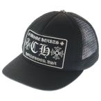 CHROME HEARTS クロムハーツ TRUCKER CAP CHパッチ メッシュ トラッカーキャップ 帽子 ブラック