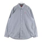 ショッピングsupreme SUPREME シュプリーム 22AW Small Box Shirt スモールボックスロゴ 長袖ボタンダウンシャツ グレー