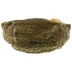  Supreme 20AW × Bab a- Leopard рисунок воск do хлопок сумка-пояс сумка на плечо желтый 