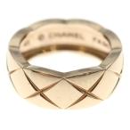 CHANEL シャネル ココ クラッシュ コレクション リング 18Kベージュゴールド ミディアムモデル J10817