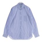 COMME des GARCONS SHIRT コムデギャルソンシャツ 17SS FOREVER フォーエバー レギュラーカラー ストライプ柄 長袖シャツ ブルー CDGS2ST