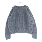 ショッピングロンハーマン R.H.VINTAGE ロンハーマンヴィンテージ 25AW ミックスケーブル クルーネック ウールニット プルオーバー グレー 4210800086