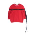 FENDI フェンディ レーヨン混 クルーネック ノースリーブ カットソー レッド FS6914