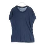 DOLCE & GABBANA ドルチェアンドガッバーナ メタルロゴプレート 半袖Tシャツ カットソー ネイビー G8817T