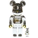 MEDICOM TOY メディコムトイ BE@RBRICK 20th Anniversary Model 100% & 400% ベアブリック アニバーサリーモデル フィギュア シルバー