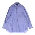 ショッピングCOMME COMME des GARCONS HOMME コムデギャルソンオム 22AW AD2022 長袖ギンガムチェックシャツ ブルー HJ-B006