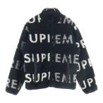 SUPREME シュプリーム 18AW Reversible Logo Fleece Jacket リバーシブル ロゴ フリースジャケット ブラック
