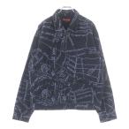 SUPREME シュプリーム 19SS Gonz Map Work Jacket ゴンズ マップ ジップアップワークジャケット ブラック