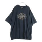 ショッピングハーレーダビッドソン HARLEY DAVIDSON ハーレーダビッドソン 00S VINTAGE 2007 S/S TEE ヴィンテージ 両面プリントTシャツ 半袖クルーネックカットソー ブラック