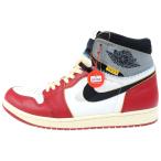 ナイキ ×UNION AIR JORDAN 1 ユニオン エアジョーダン レトロ シカゴ シャドウ ハイカットスニーカー US12.5/30.5cm HV8563-600