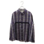 VISVIM ヴィスヴィム 12AW NATION SHIRT L/S コットン 長袖シャツ ネイビー 0112205011024