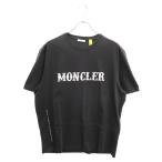 MONCLER モンクレール ×fragment design SS T-Shirt フラグメントデザイン ロゴ半袖Tシャツ ブラック H209U8C00001