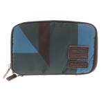 MARNI マルニ×PORTER ポーター ラウンドファスナー ナイロン ポーチ グリーン/ブルー