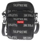 SUPREME シュプリーム 16AW 3M Reflective Repeat Shoulder Bag リフレクティブ リピート ショルダーバッグ ブラック