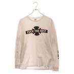 SUPREME シュプリーム 15AW ×Independent Fuck The Rest L/S Tee インディペンデント プリント 長袖Tシャツ ホワイト