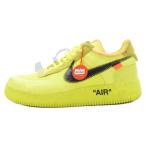 ショッピングLOW ナイキ×OFF-WHITE THE 10 AIR FORCE 1 LOW VOLT AO4606-700 オフホワイト エアフォース1 ローカットスニーカー イエロー 26.5cm/US8.5