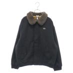 ショッピングsupreme SUPREME シュプリーム 19AW×LACOSTE Wool Bomber Jacket ラコステ ウール ボンバー ジャケット ブラック