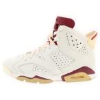ナイキ AIR JORDAN 6 RETRO MAROON エア ジョーダン6 レトロ マルーン ハイカットスニーカー ホワイト/ワインレッド US9/27cm 384664-116