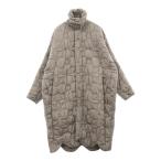LOUIS VUITTON ルイヴィトン MONOGRAM FLOWER モノグラムフラワーキルテッド ロングコート グレー アウター HIK62ETYX