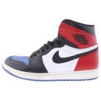 ナイキ AIR JORDAN 1 エアジョーダン1 レトロ トップ3 ハイカットスニーカー レッド/ブラック/ブルー US9.5/27.5cm 555088-026