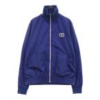 VALENTINO ヴァレンチノ Vロゴ シグネチャー ナイロンジップアップジャケット トラックジャケット ブルー 1V3CIL958LF