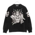 GIVENCHY ジバンシィ スカル プリント クルーネック スウェット トレーナー ブラック 14X 7710 494