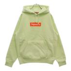 SUPREME シュプリーム 17AW Box Logo Hooded Sweatshirt ボックスロゴフーデッドスウェットシャツ パーカー ライム
