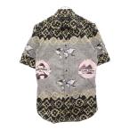 LOUIS VUITTON ルイヴィトン 21AW LV ワックスショート スリーブ モノグラム 半袖シャツ ネイビー RM212 FS8 HLS72W