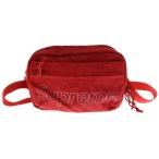 SUPREME シュプリーム 18AW Shoulder Bag ロゴプリント メッシュデザイン ナイロン ショルダーバッグ レッド