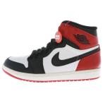 ナイキ 【観賞用2013年製】 AIR JORDAN1 エアジョーダン1 レトロ シカゴ ハイカットスニーカー ブラック/レッド US10/28cm 555088-184