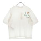 MARNI マルニ 23SS オーガニックコットン東京プリントTシャツ ホワイト HUMU0223PE