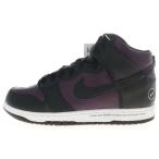 ナイキ ×フラグメント ダンク シティパック 北京 ハイカットスニーカー ブラック/パープル US10.5/28.5cm DJ0382-600