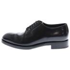 PRADA プラダ Brushed Leather Derby Shoes ブラッシュドレザー ローカットシューズ ドレスシューズ ローファー 革靴 ブラック 2EB200