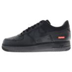 NIKE ナイキ ×SUPREME AIR FORCE 1 LOW シュプリーム エアフォース1 ローカットスニーカー ブラック US10.5/28.5cm CU9225-001
