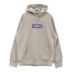 SUPREME シュプリーム 19AW Bandana Box Logo Hooded Sweatshirt バンダナボックスロゴ スウェット プルオーバーパーカー グレー