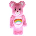 メディコムトイ BE@RBRICK Cheer Bear Costume Ver. 400% Care Bears ベアブリック チアベア ぬいぐるみ フィギュア 人形 ケアベア ピンク