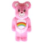 メディコムトイ BE@RBRICK Cheer Bear Costume Ver. 400% Care Bears ベアブリック チアベア ぬいぐるみ フィギュア 人形 ケアベア ピンク