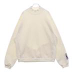 Dior HOMME ディオールオム 23SS ×ERL スリーブワッペン モックネック スウェット トレーナー ホワイト 313J638B0807