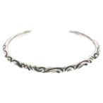 CHROME HEARTS クロムハーツ BANGLE SCROLL スクロールバンドバングル ブレスレット シルバー BCA127