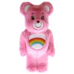 メディコムトイ BE@RBRICK Cheer Bear Costume Ver. 400% Care Bears ベアブリック チアベア ぬいぐるみ フィギュア 人形 ケアベア ピンク